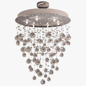 Crystal Chandelier Waterfall