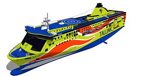 superstar ferry 3D model