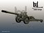152 ml-20 soviet artillery 3d model