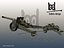 152 ml-20 soviet artillery 3d model