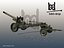 152 ml-20 soviet artillery 3d model