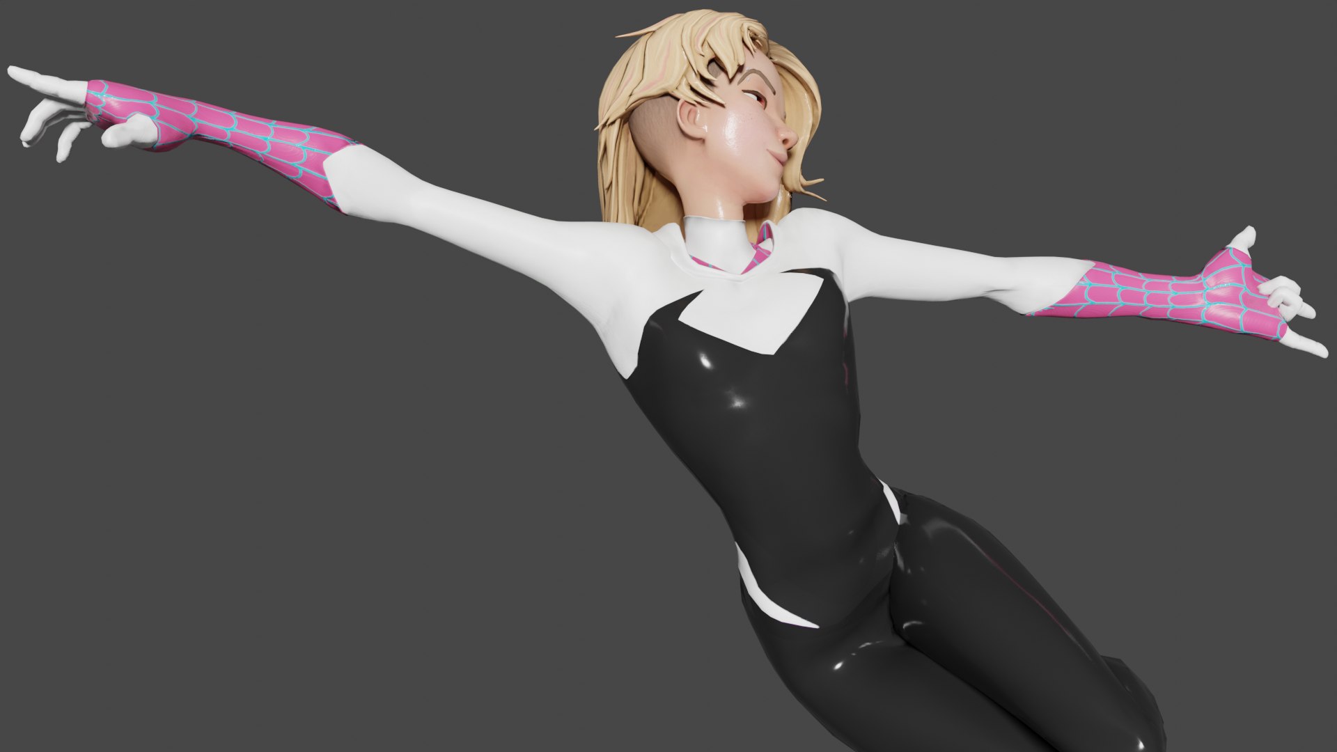 Spider Gwen 3D Model - TurboSquid 2386803