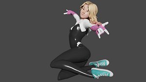 Spider Gwen 3D model