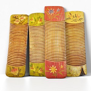 3D Vintage Painted Chinese Washboards