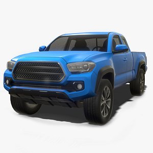 Pickup Truck Low Poly