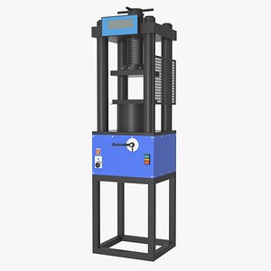 3D model hydraulic press
