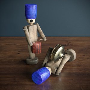 Musician Old Wooden toy
