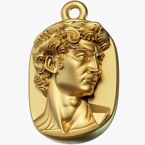 3D David Classic Pendant model