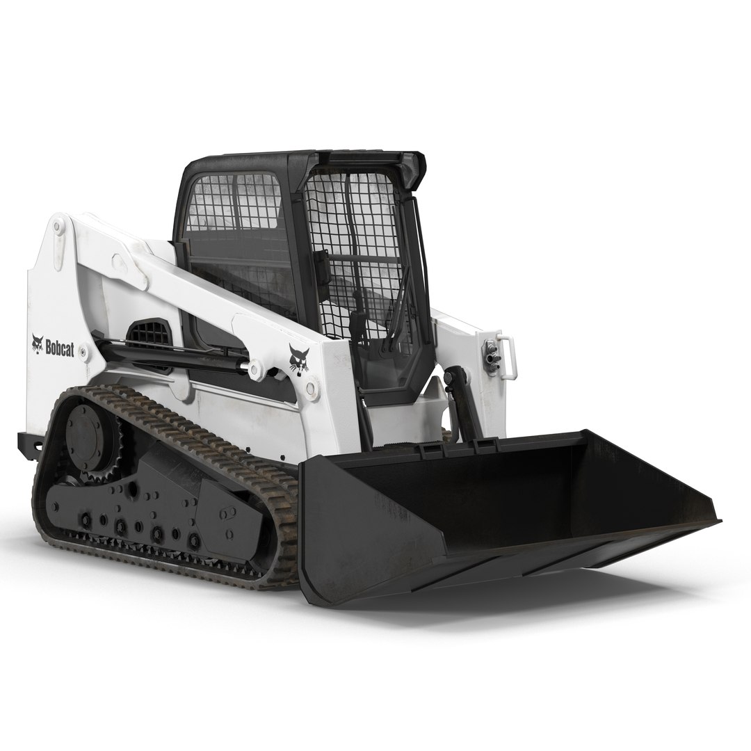 Bobcat Compact Tracked Front Loader 2 3D Model preview