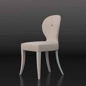 3d cushioned chair capital model