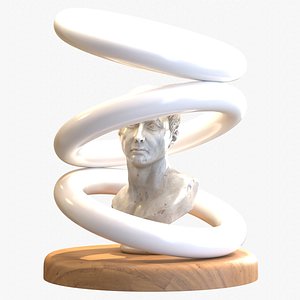 Optical Illusion Statue Animation