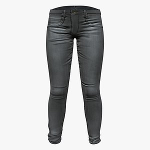 Black Denims Tight Rebellion Pants