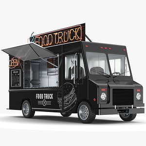 Detailed Food Truck Black(1)