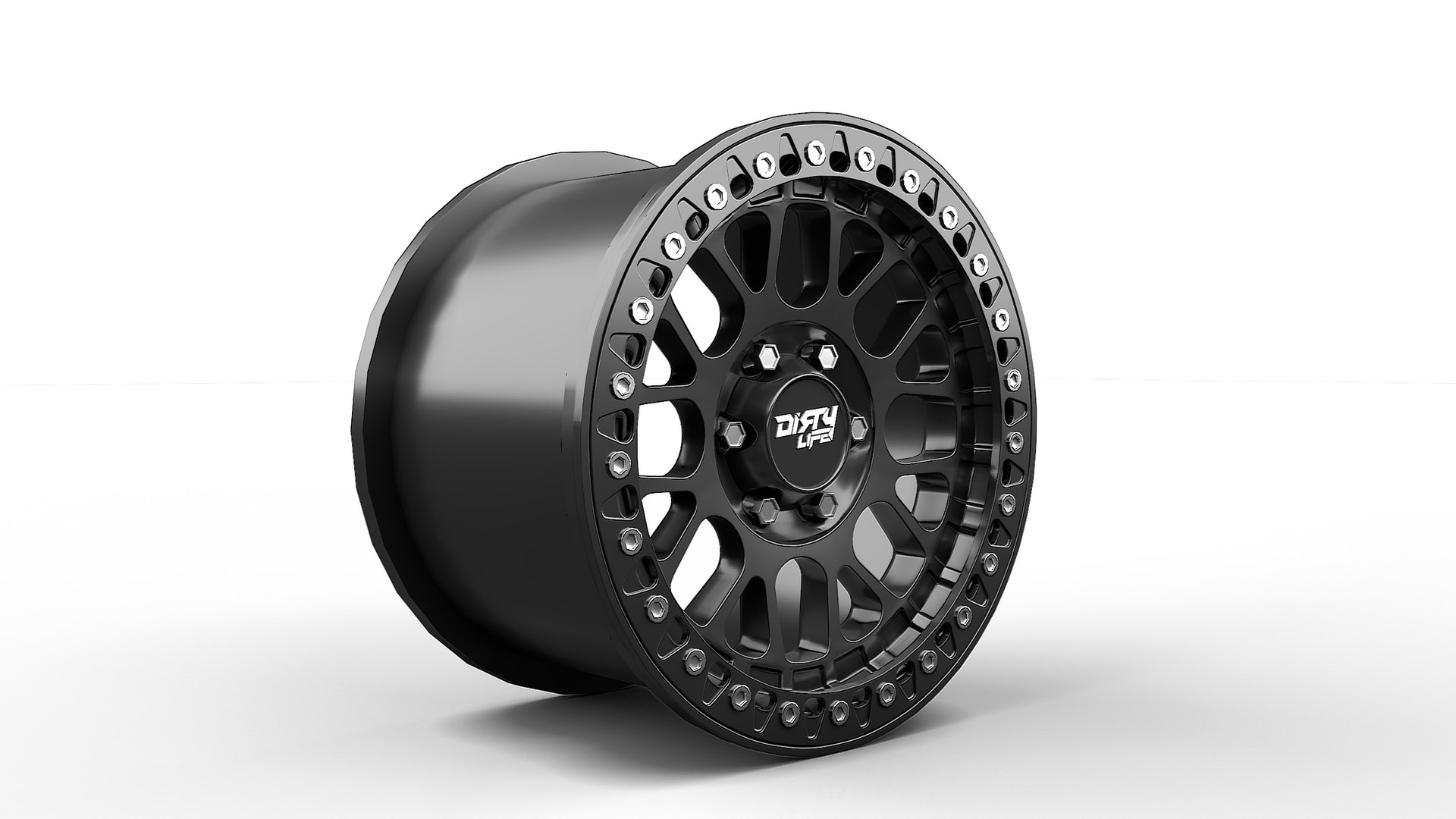 Dirty Life Mesa Beadlock Off Road Rim 3D Model - TurboSquid 2132561