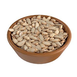 3D model Sunflower seed bowl