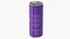Slim Soda Can With Droplets 250ml V2 3D model