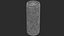 Slim Soda Can With Droplets 250ml V2 3D model