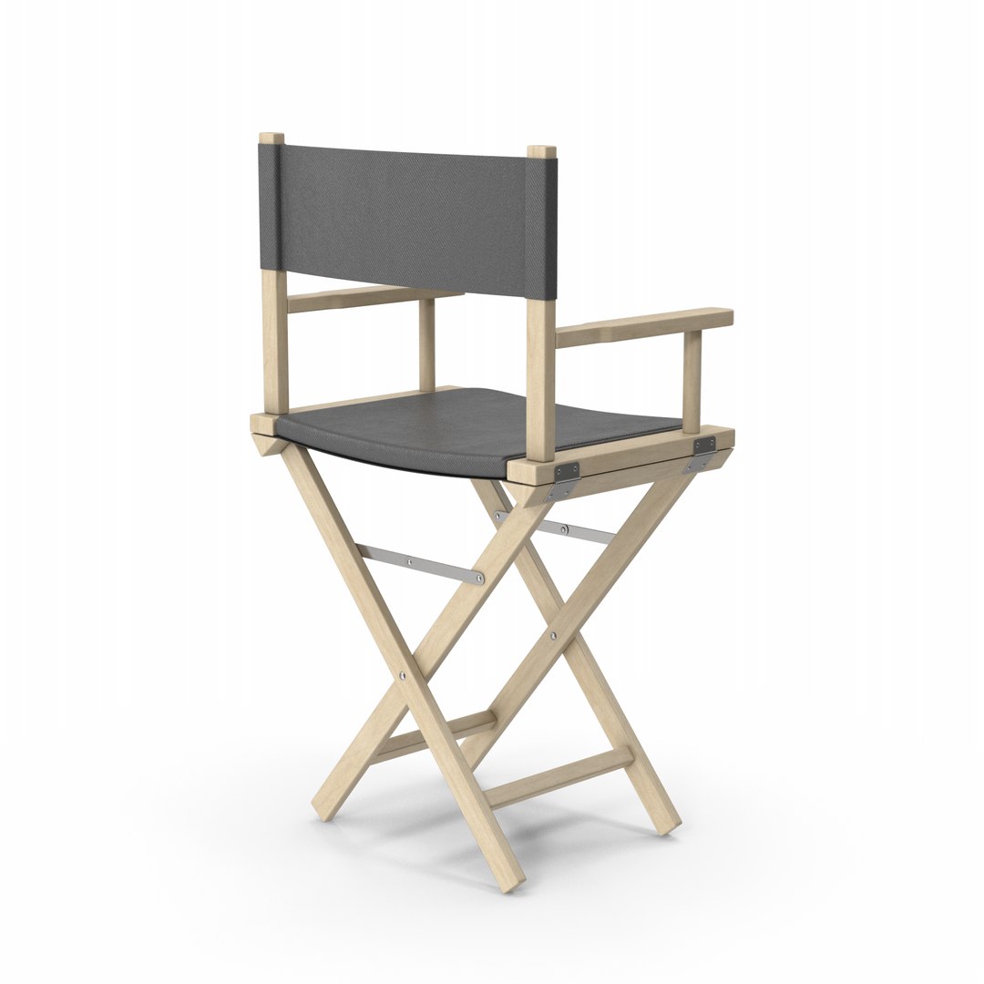 Director Canvas Chair 3D model - TurboSquid 2178387