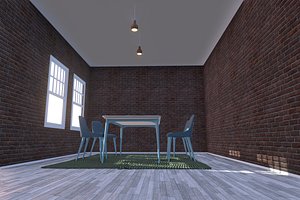 Simple room 3D model