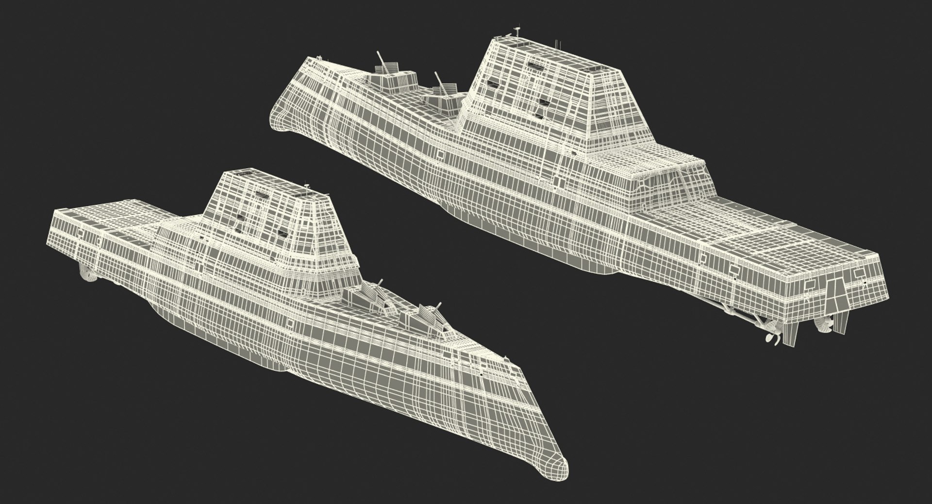3d model zumwalt class destroyer stealth ship https://p.turbosquid.com/ts-thumb/It/e6Rzxm/LufOCdzJ/zumwaltclassdestroyerusstealthshipvray3dmodel024/jpg/1480486152/1920x1080/fit_q87/33314cd8170b287877d89b39b1b3622d55c30bcd/zumwaltclassdestroyerusstealthshipvray3dmodel024.jpg