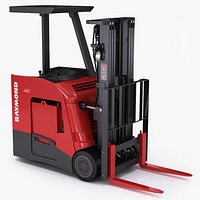 Forklift Raymond Stand-up Counterbalanced Truck Model 4250 Rider Stacker