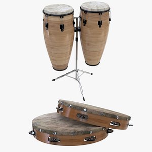 Tambourine and Conga