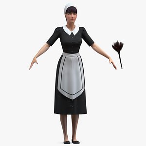 Housekeeping Maid T Pose