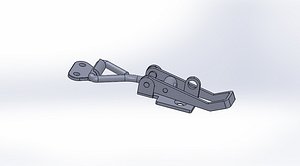 tensioning latch 3D model