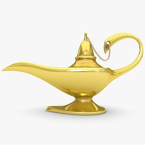 OBJ file Aladdin Magic Lamp 🪄・3D printing template to download