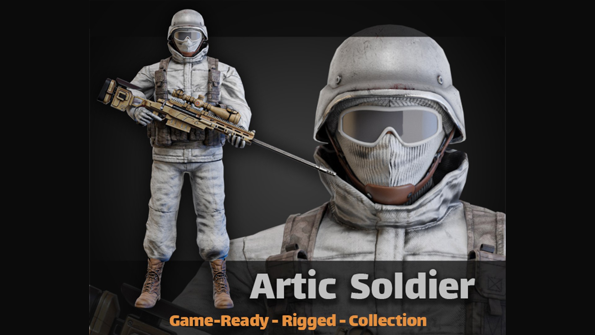 3D Russian Artic Soldier Model - TurboSquid 2221357