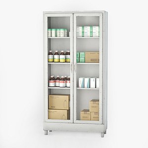 3D Medicines hospital cupboard