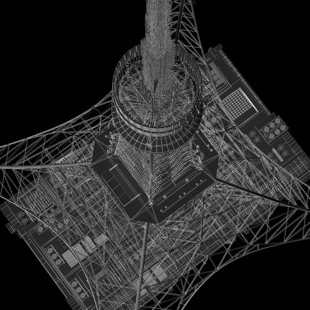 Tokyo Tower 3d Model