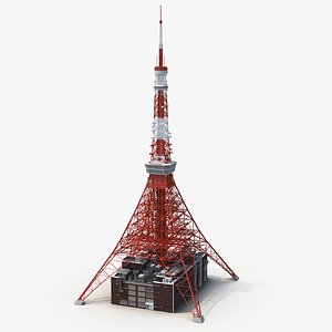 tokyo tower 3d model