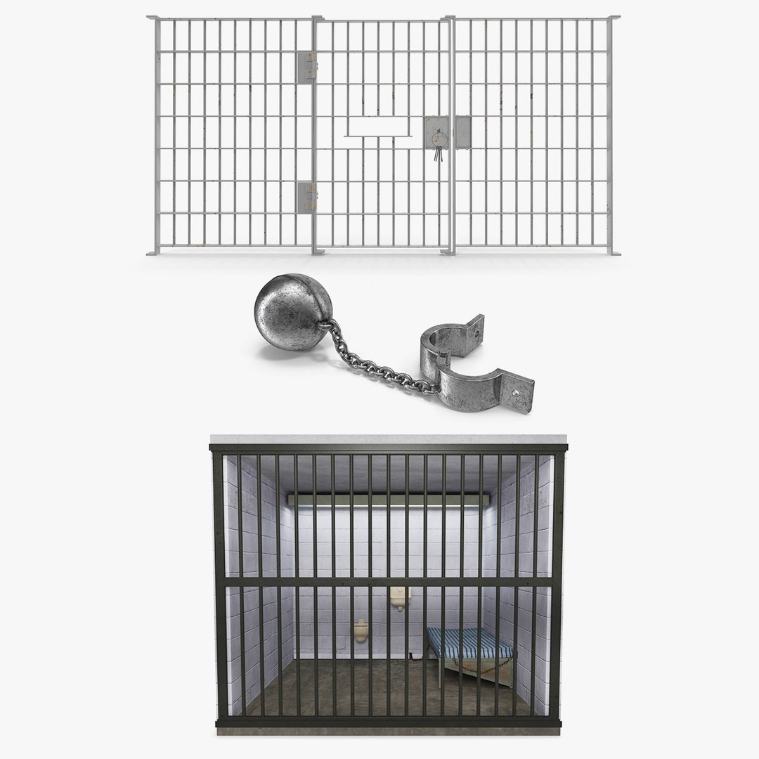 Prison Space Collection 3D model preview