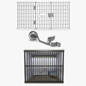 Prison Space Collection 3D