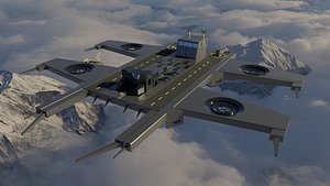 Helicarrier 3D model