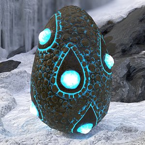 3D handpainted egg -