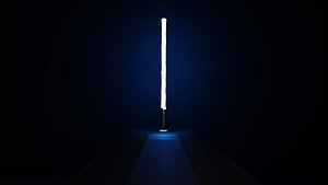 Low Poly Light Saber 3D model