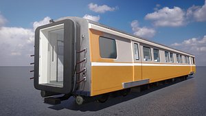 Tw Train Cabin 001 3D model