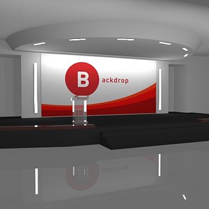 Rostrum, Stage and Backdrop 11