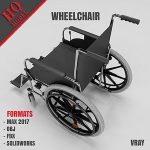 3d wheelchair chair model