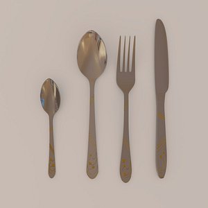 Cutlery Set - Gold