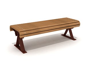 outdoor bench 3D