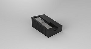 3d pencil sharpner blade model