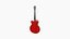 Electric Guitar J01 Red - Music Instrument Design