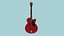 Electric Guitar J01 Red - Music Instrument Design