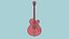 Electric Guitar J01 Red - Music Instrument Design