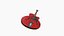 Electric Guitar J01 Red - Music Instrument Design