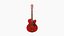 Electric Guitar J01 Red - Music Instrument Design