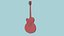 Electric Guitar J01 Red - Music Instrument Design